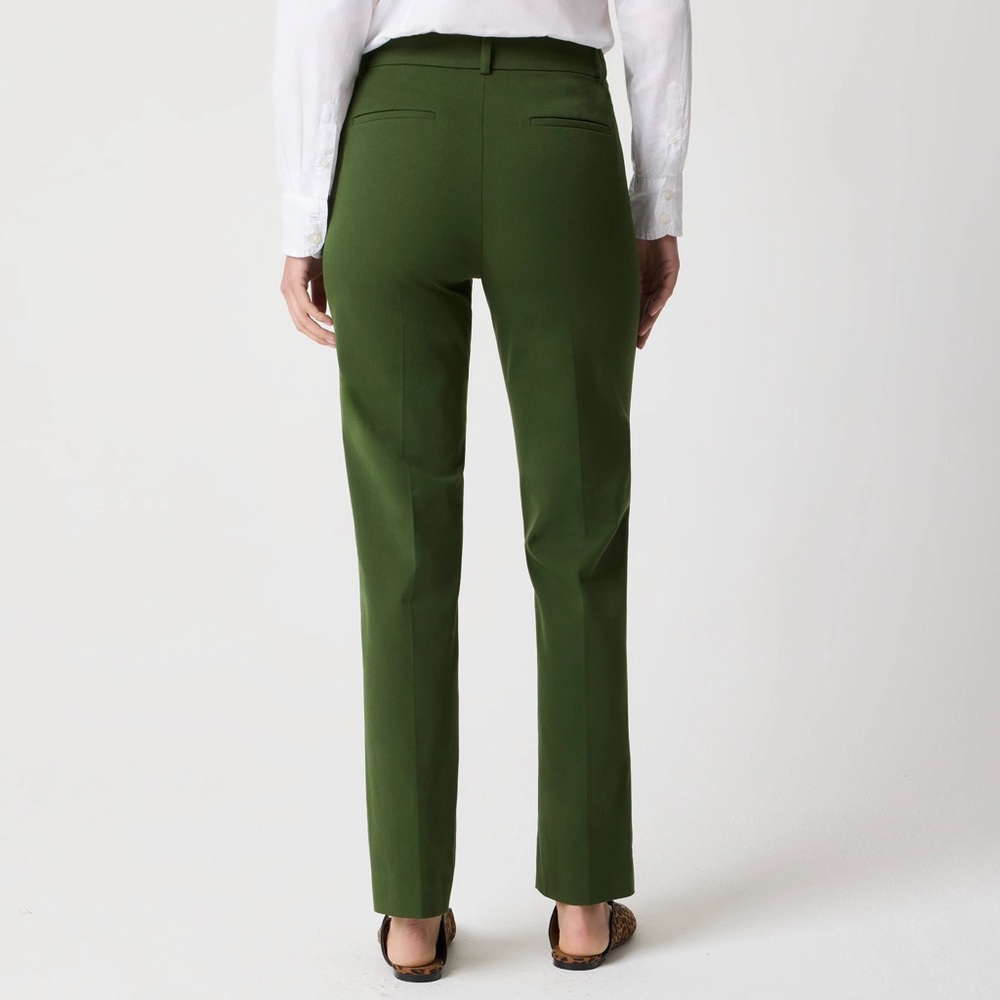 NWT J.Crew Kallie Straight Leg Pant in Green - Picture 3 of 10